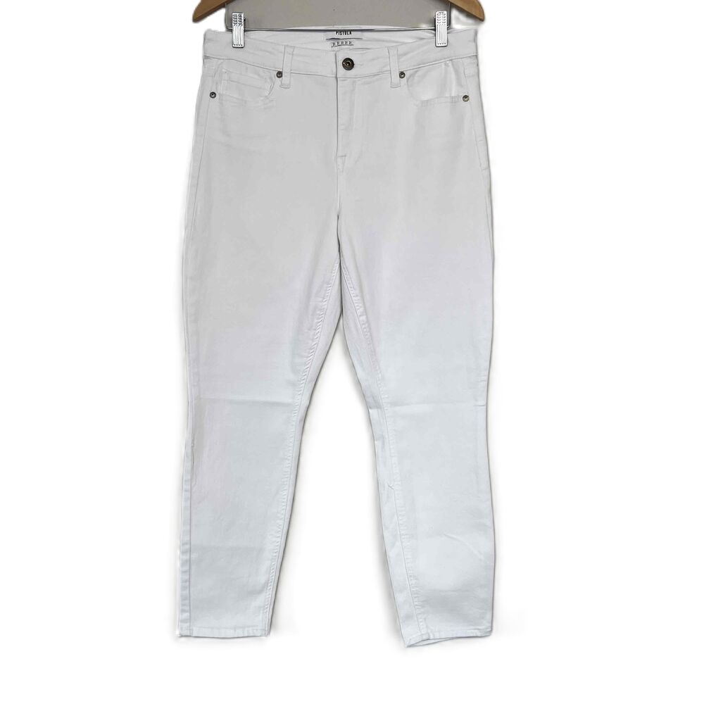 Pistola Jennifer Oslo White High Waisted Skinny‎ Jeans P6822FTN-SLO Size 31
